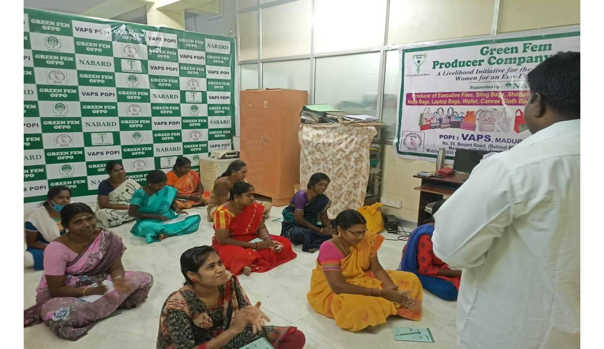 Paper Bag Making Training