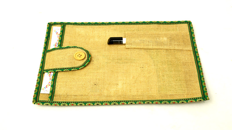 Jute File Folder